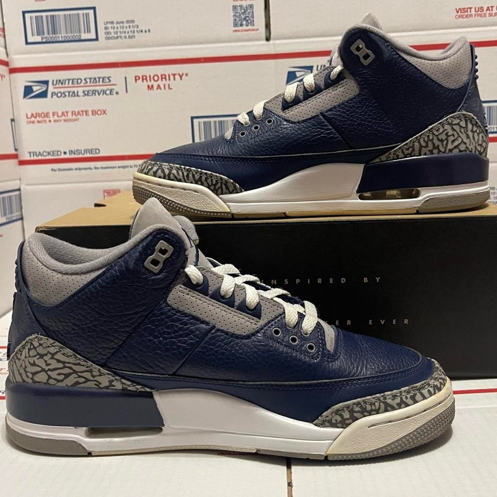Nike Air Jordan 3 Retro “Georgetown” 2021 streetwear hype shoe sneakers - Picture 8 of 8